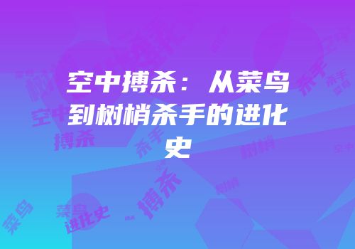 空中搏杀：从菜鸟到树梢杀手的进化史