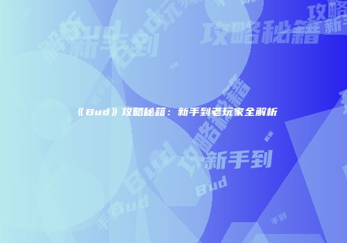《Bud》攻略秘籍：新手到老玩家全解析
