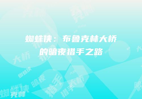 蜘蛛侠：布鲁克林大桥的暗夜猎手之路