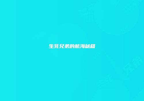 生死兄弟的航海秘籍