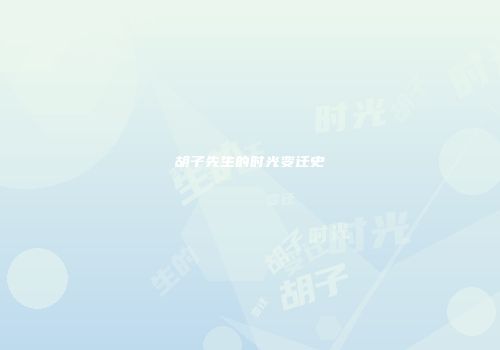 胡子先生的时光变迁史