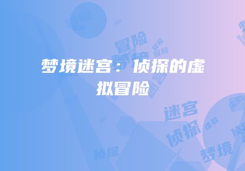 梦境迷宫：侦探的虚拟冒险