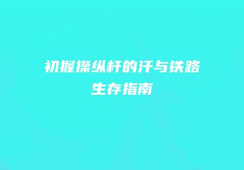初握操纵杆的汗与铁路生存指南