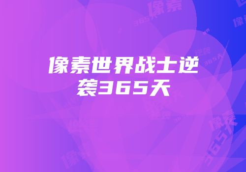 像素世界战士逆袭365天