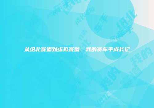 从纽北赛道到虚拟赛道：我的赛车手成长记