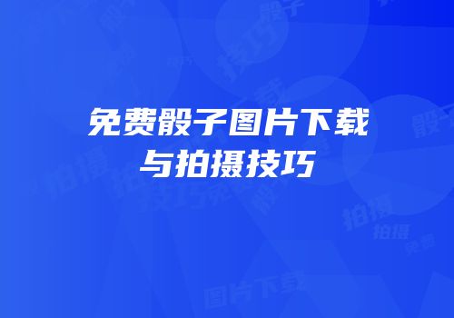 免费骰子图片下载与拍摄技巧