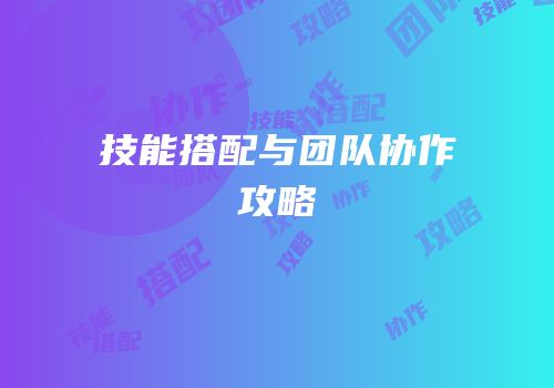 技能搭配与团队协作攻略