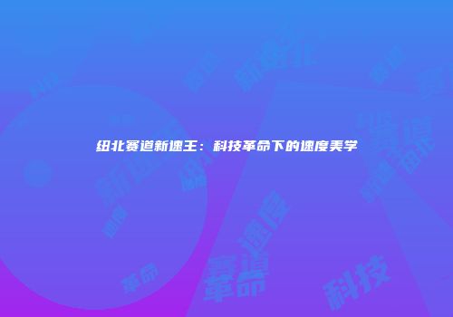 纽北赛道新速王：科技革命下的速度美学
