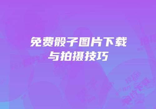 免费骰子图片下载与拍摄技巧
