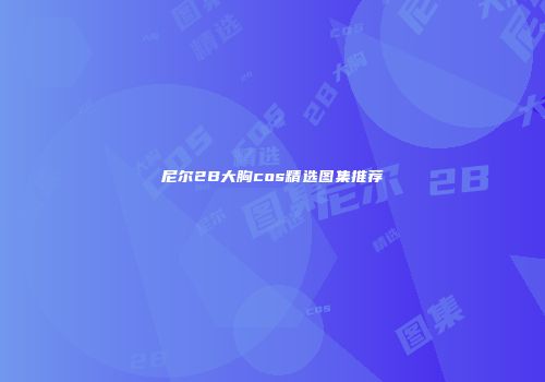 尼尔2B大胸cos精选图集推荐