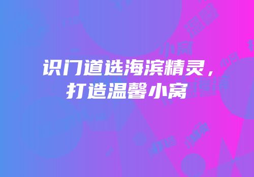 识门道选海滨精灵，打造温馨小窝