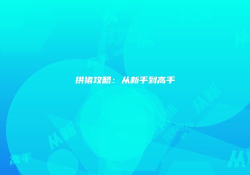 拱猪攻略：从新手到高手