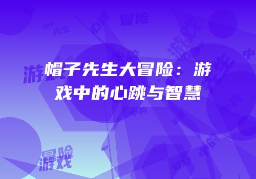 帽子先生大冒险：游戏中的心跳与智慧