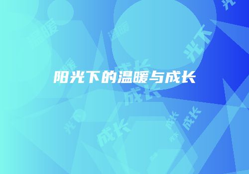 阳光下的温暖与成长