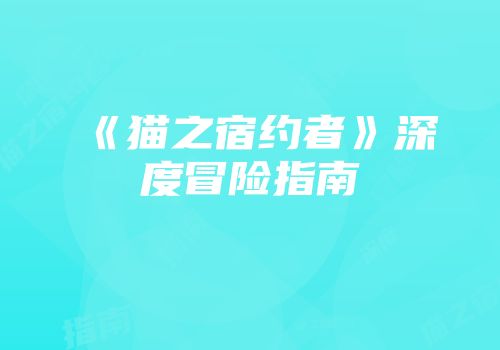 《猫之宿约者》深度冒险指南