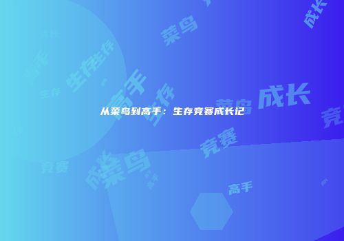 从菜鸟到高手：生存竞赛成长记