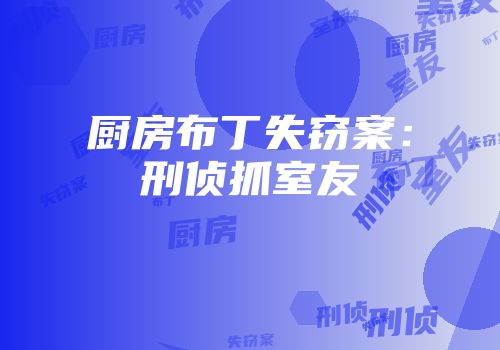 厨房布丁失窃案：刑侦抓室友