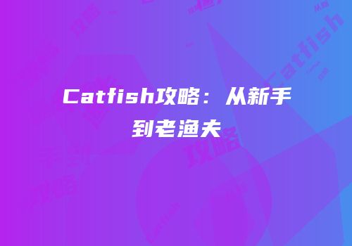 Catfish攻略：从新手到老渔夫