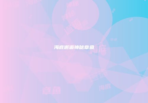 海底邂逅神秘章鱼