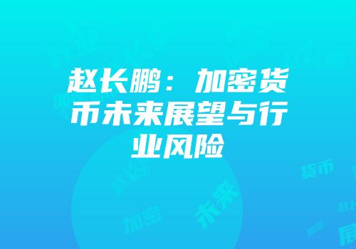 赵长鹏：加密货币未来展望与行业风险