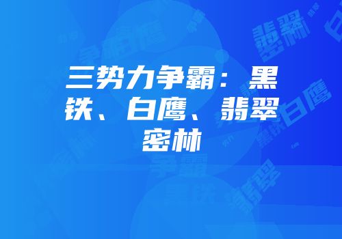 三势力争霸：黑铁、白鹰、翡翠密林