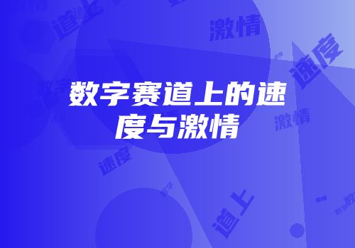 数字赛道上的速度与激情