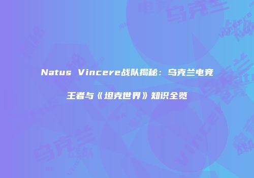 Natus Vincere战队揭秘：乌克兰电竞王者与《坦克世界》知识全览