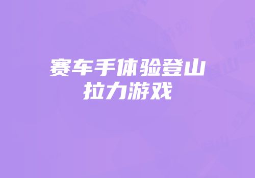 赛车手体验登山拉力游戏