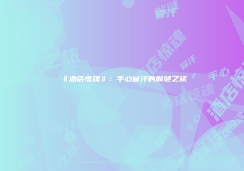 《酒店惊魂》：手心冒汗的解谜之旅