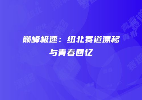 巅峰极速：纽北赛道漂移与青春回忆