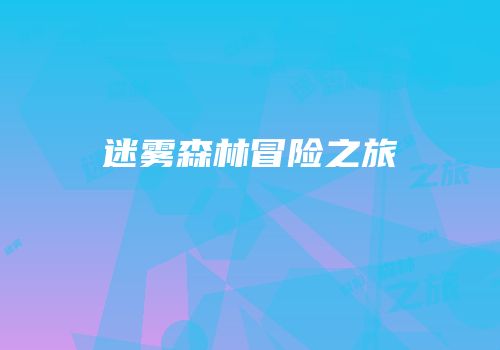 迷雾森林冒险之旅
