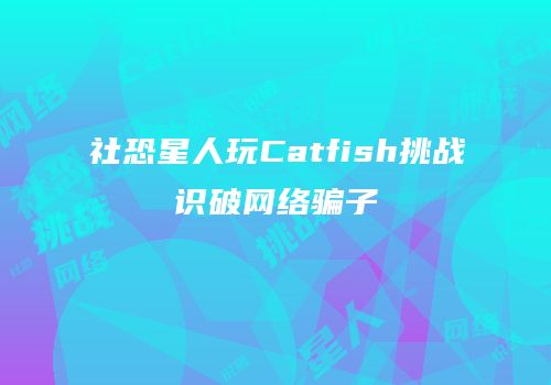 社恐星人玩Catfish挑战识破网络骗子