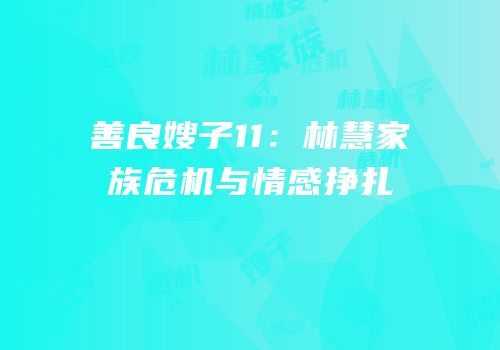 善良嫂子11：林慧家族危机与情感挣扎