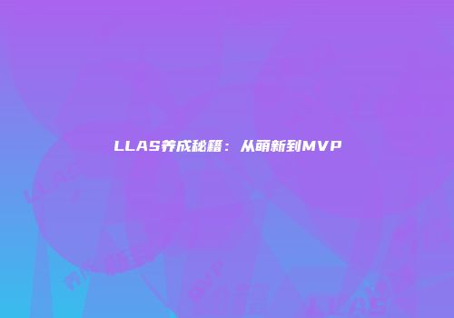 LLAS养成秘籍：从萌新到MVP