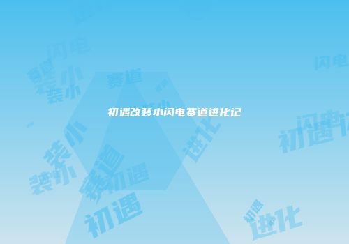 初遇改装小闪电赛道进化记