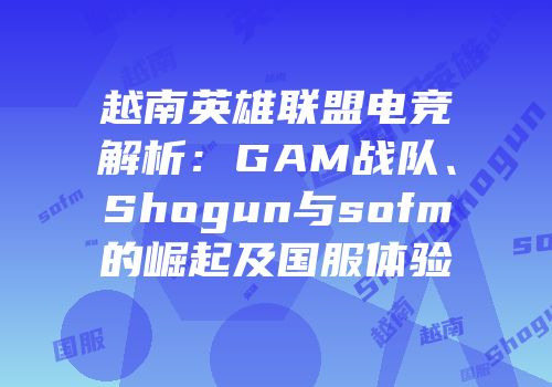越南英雄联盟电竞解析：GAM战队、Shogun与sofm的崛起及国服体验