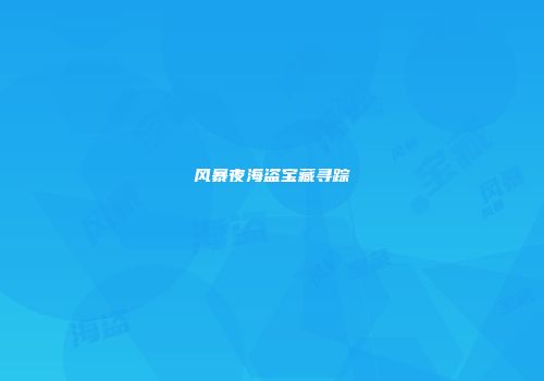 风暴夜海盗宝藏寻踪