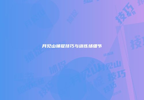 月见山捕捉技巧与训练场细节